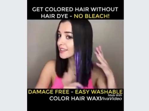 Temporary hair colour wax washable 120ml  WHITE / GREY / GOLD