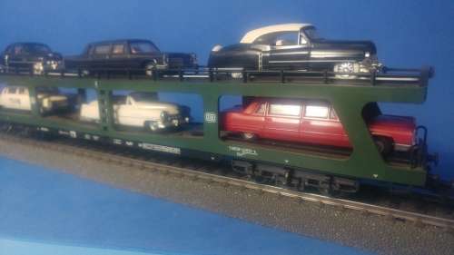 Marklin USA Cadillac car transporter