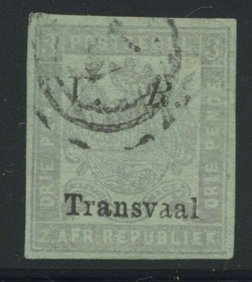Transvaal. SG 119e 3d V.R. Overprint. Scarce