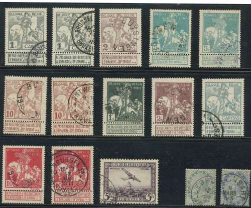 Belgium Selection. Mainly VFU. Scarce. Hi Cat Value.