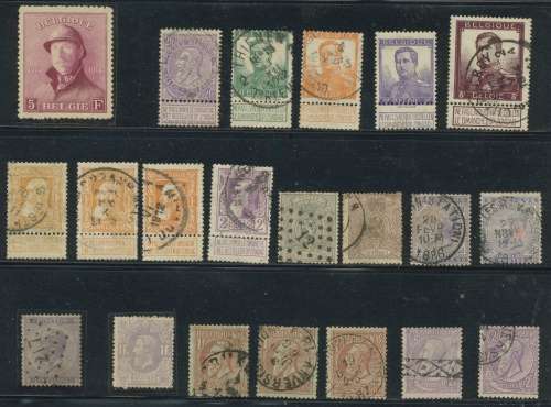 Belgium Selection. Mainly VFU. Scarce. Hi Cat Value.