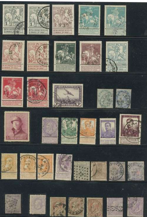Belgium Selection. Mainly VFU. Scarce. Hi Cat Value.