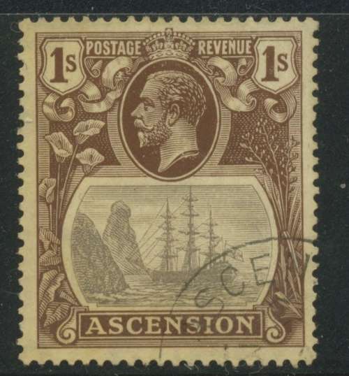 Ascension KG V 6d used. SG 18 Cat: £55.00 (R1230.00)