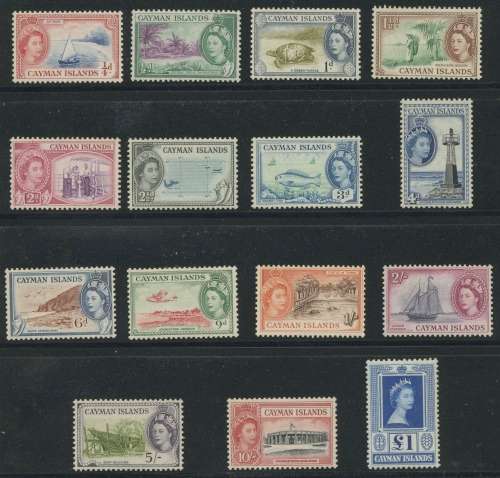 Cayman Islands QE II Set UMM . SG 142-161a. Cat: £110.00 (R 2300.00)++