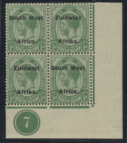 SWA 1/2d Type VI Control bloc. Scarce