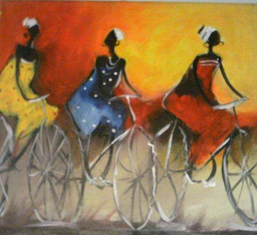 Acrylic by Zenzo Siamanda on canvas