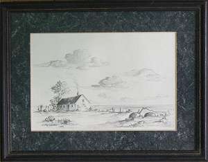 Original J van Rensburg Pencil Drawing