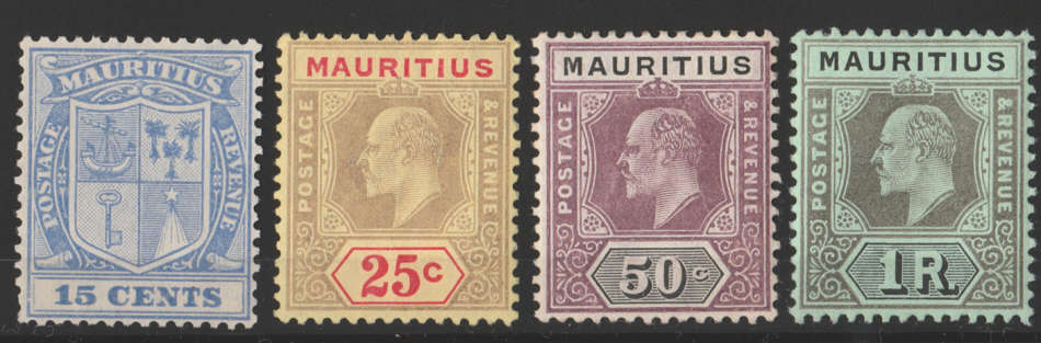 1910 Mauritius Arms Complete Set of 15.