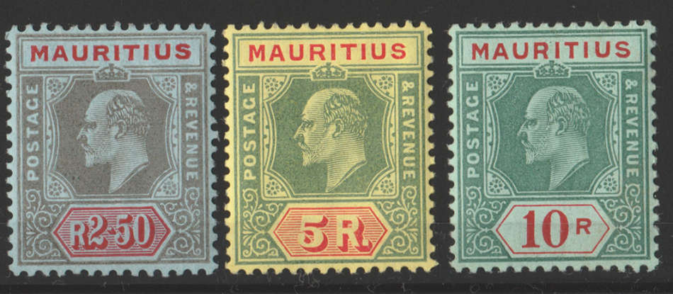 1910 Mauritius Arms Complete Set of 15.
