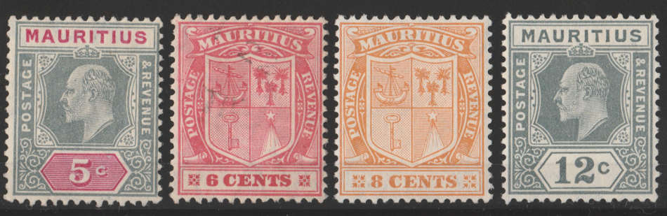 1910 Mauritius Arms Complete Set of 15.