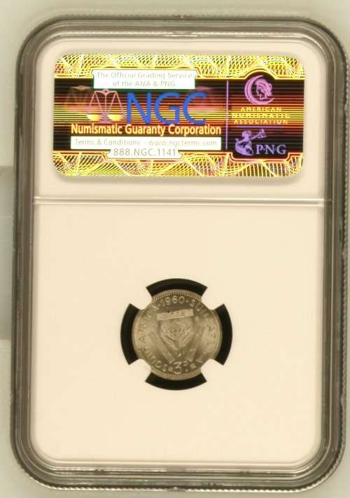 1960 South Africa 3P NGC graded MS65