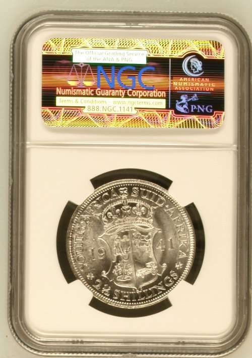 1941 South Africa 2.5S NGC graded MS63