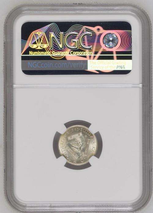 1943 South Africa 3P NGC graded MS62