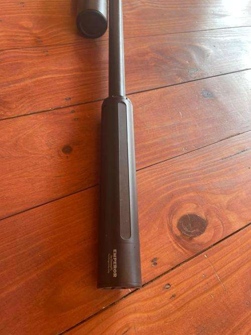 KRAL ARMS BIG HORN PCP AIR RIFLE IN 9MM with DONNYFL Emperor Silencer + Discovery 4-16x44 FFP scope