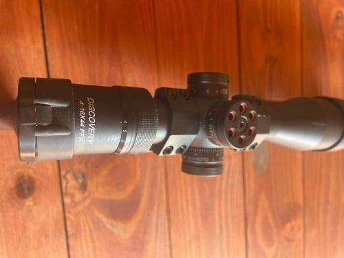 KRAL ARMS BIG HORN PCP AIR RIFLE IN 9MM with DONNYFL Emperor Silencer + Discovery 4-16x44 FFP scope