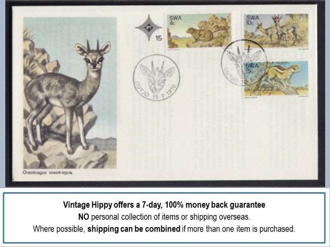 South West Africa First Day Cover, Nature Conservation 1976