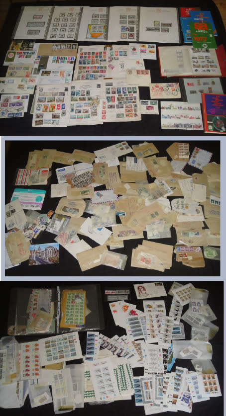 !! R1 START !! Thousands upon Thousands of old Stamps in old Albums & Envelopes etc. etc.