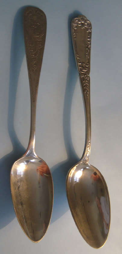 Two Vintage Spoons (One silver and the other unsure)