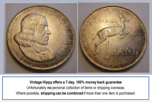 !! R1 START!!  Afrikaans SILVER R1 of Jan van Riebeeck of 1966