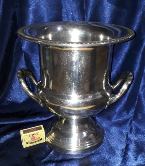 Well-cared for Vintage Silver Plated Emess Wine/Champagne Cooler
