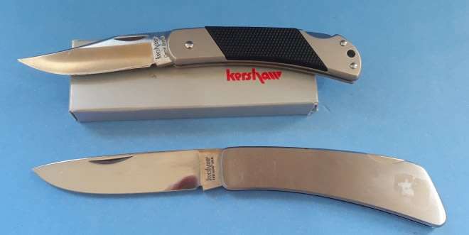 2 Kershaw knives: Kershaw 3115  in original box; Vintage Kershaw 5100.