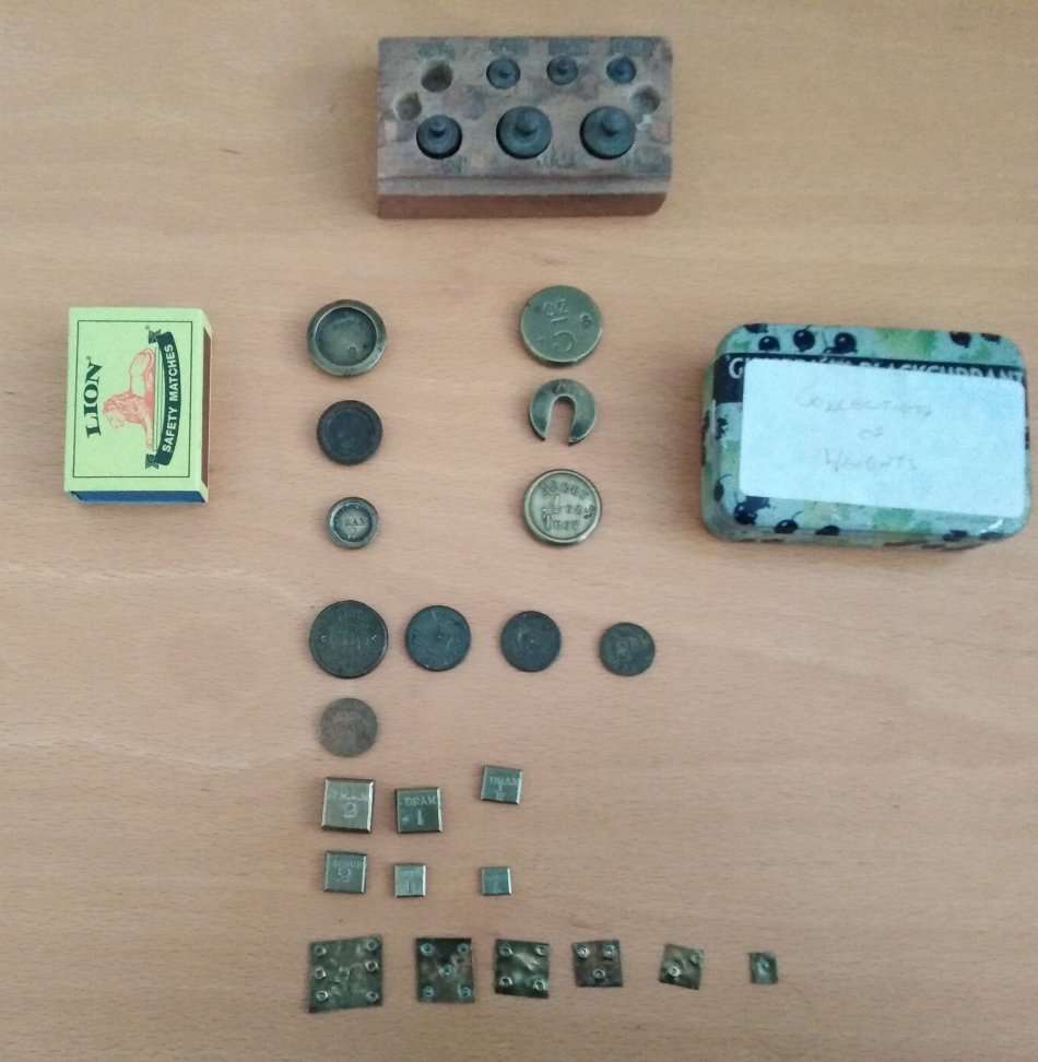 A Collection of Antique Brass Apothecary Weights (including Victorian and Georgian)