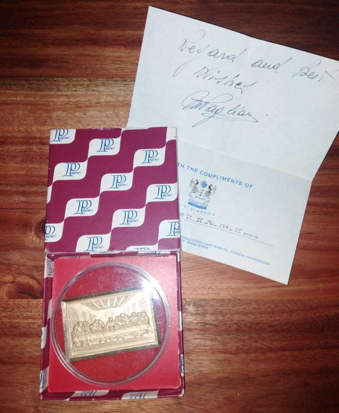 Horwood Collection: Commemorative Plaqette depicting Da Vinci's The Last Supper