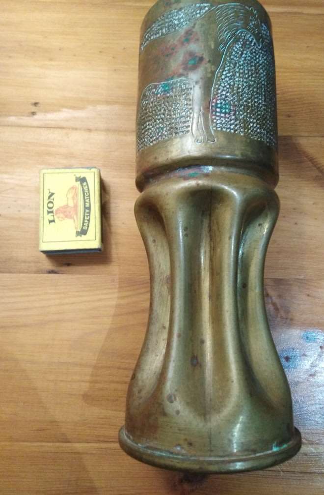 Trench art  most likely from WW1 (1914)