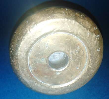 Antique 7 lb Brass Bell Weight