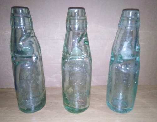 A Collection of 3 Codd Bottles