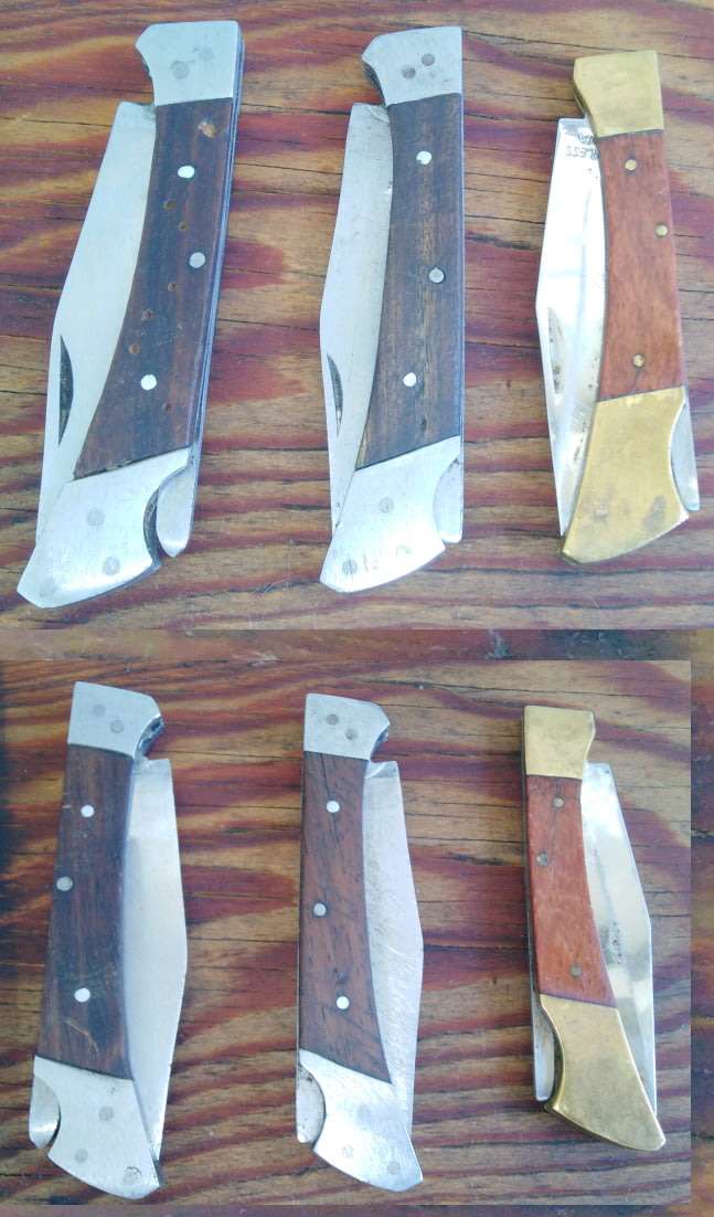 A Collection of 3 folding knives