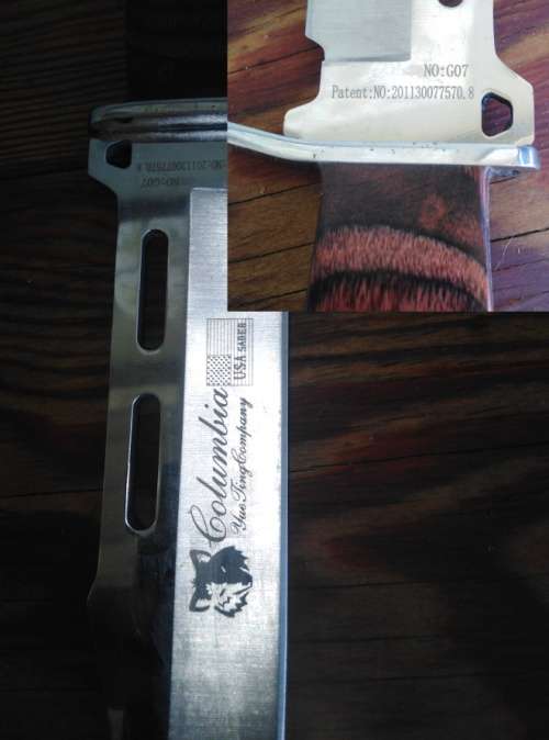 Two Columbia outdoor (hunting) knives