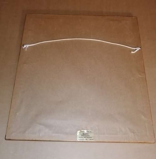 Beautiful Vintage Hand Embroidery of a leaping Antelope