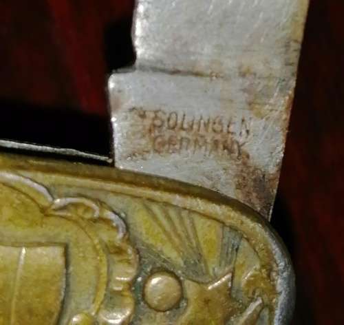 Pres. Paul Kruger and Christian de Wet Pocket Knife  (Solingen)