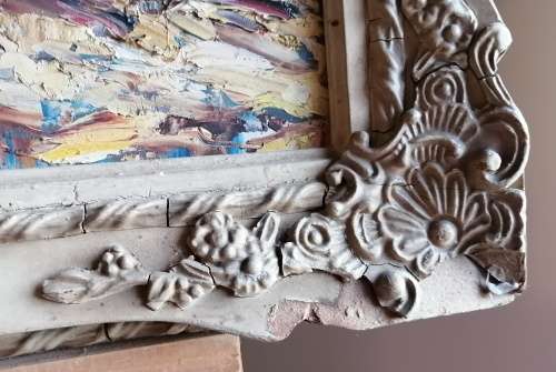 Framed E B King Painting: Oil on Board, Signed and Dated 1959