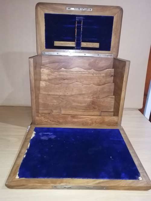 Antique Portable Writing Desk  some restoration required