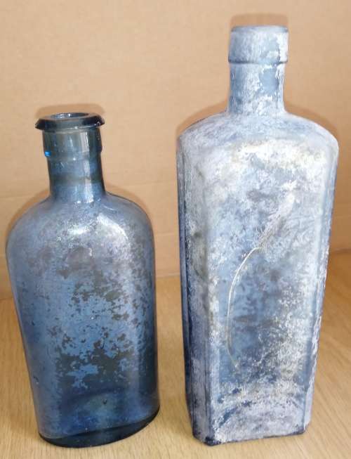 Vintage bottles: Woodward Nottingham and Lincoln and Clarkes Bloodmix