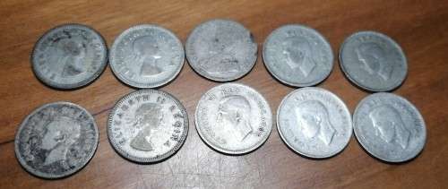 A Collection of ZAR Tickeys, 2 x half pennies and 1 x penny