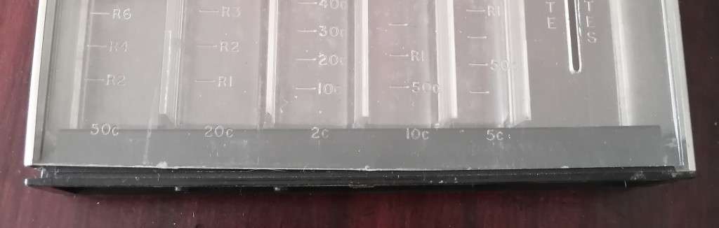 A Collection of vintage bank items (Saambou piggy bank), United, Perm, Standard Bank