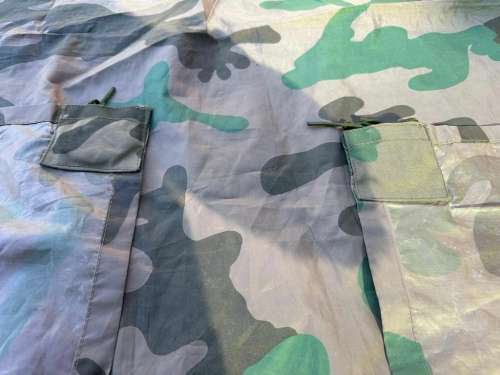 SA SPECIAL FORCES RECCE Pat 90 Cabbage Patch Camo Ground Sheet - Size 1,980m x 1,880m