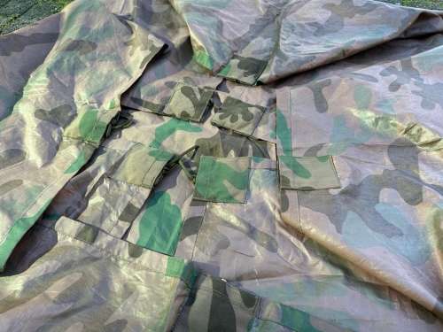 SA SPECIAL FORCES RECCE Pat 90 Cabbage Patch Camo Ground Sheet - Size 1,980m x 1,880m