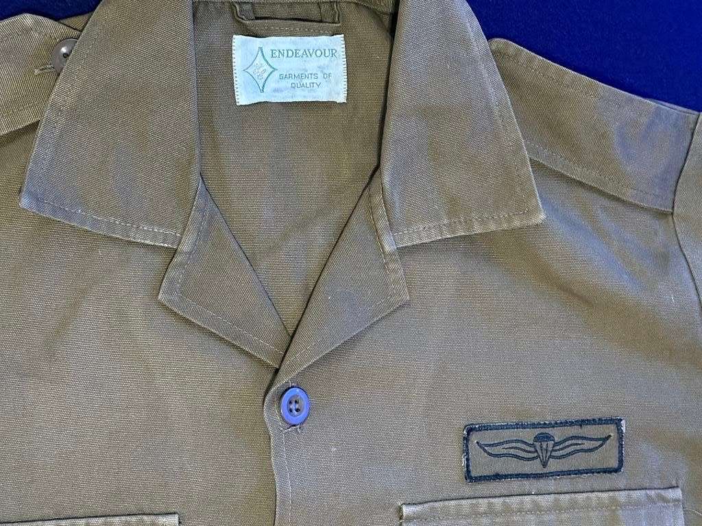 SADF Brown Shirt with Parabat Qualification