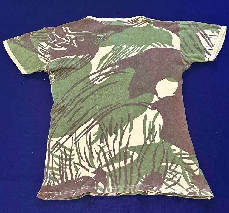 Rhodesian Camo T-Shirt - Manufacturers Equity Clothing - Size Small