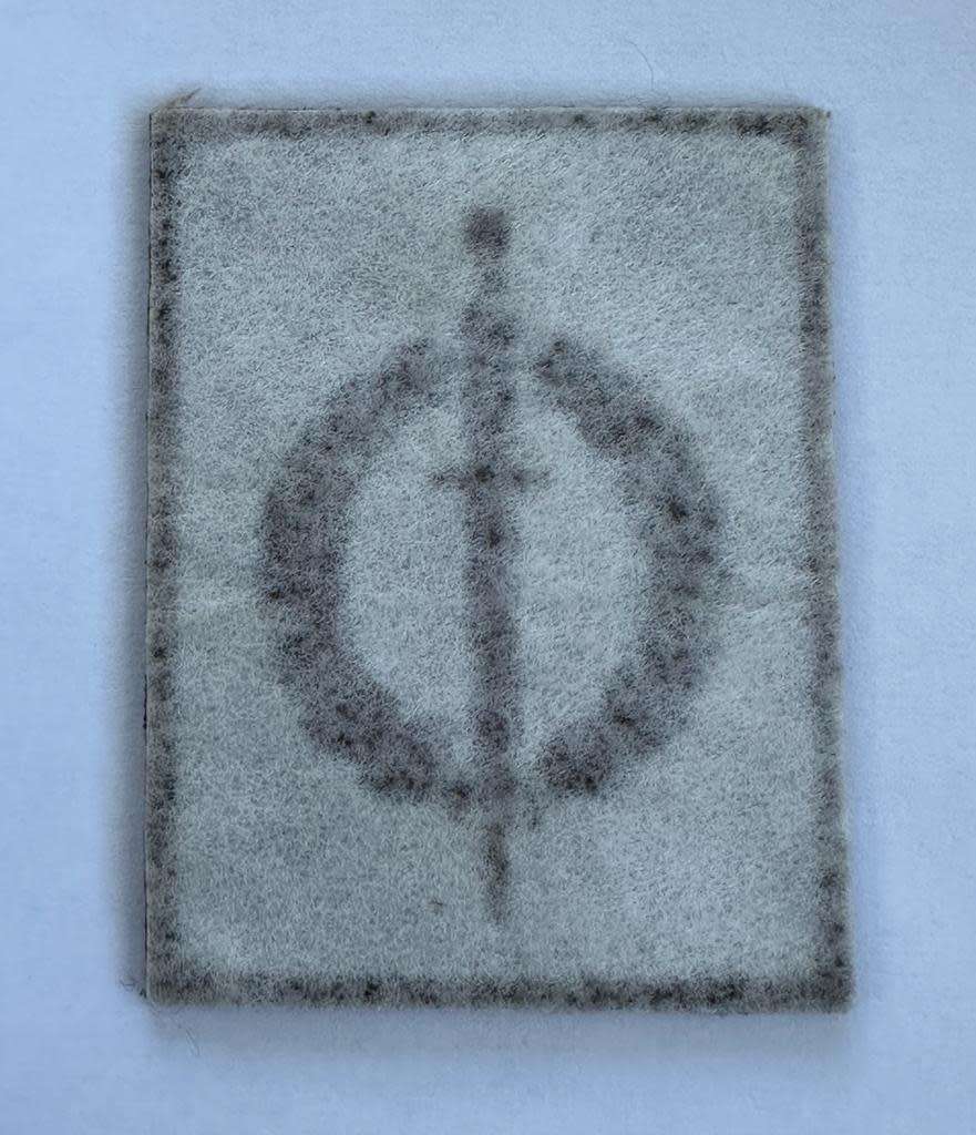 SA Special Forces Operator Qualification Badge Embroidered on Nutria