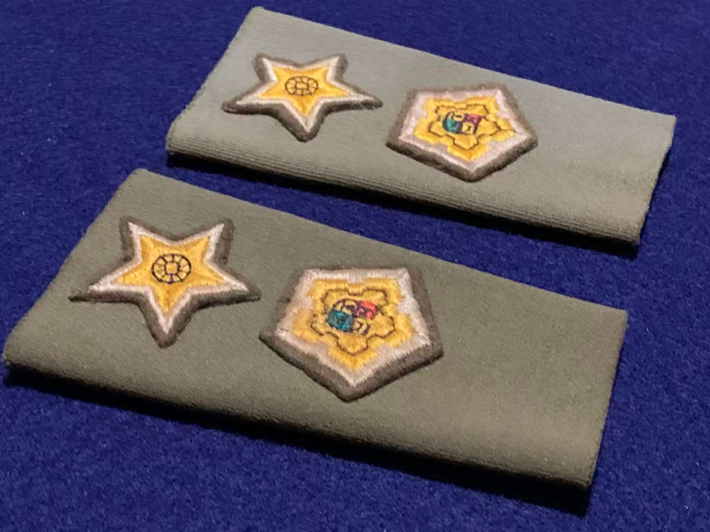 SA Army Commandant Tupper Sleeve with Sewn on Rank, Embossed Type - 1 Pair