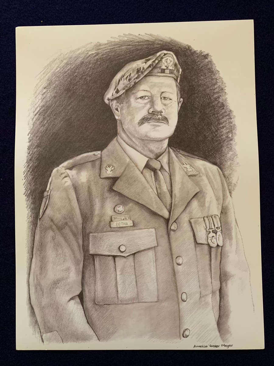 32 Bn Regimental Sergeant Major Collection - 1976 to 1993 - Medallions and Sketches (1 of 32 Exist)