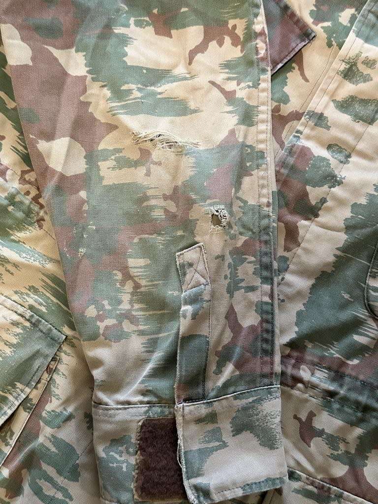 SAP Koevoet 1st Type Camouflage Bushjacket - Year 1971 - Original Used with StarBurst Patterns