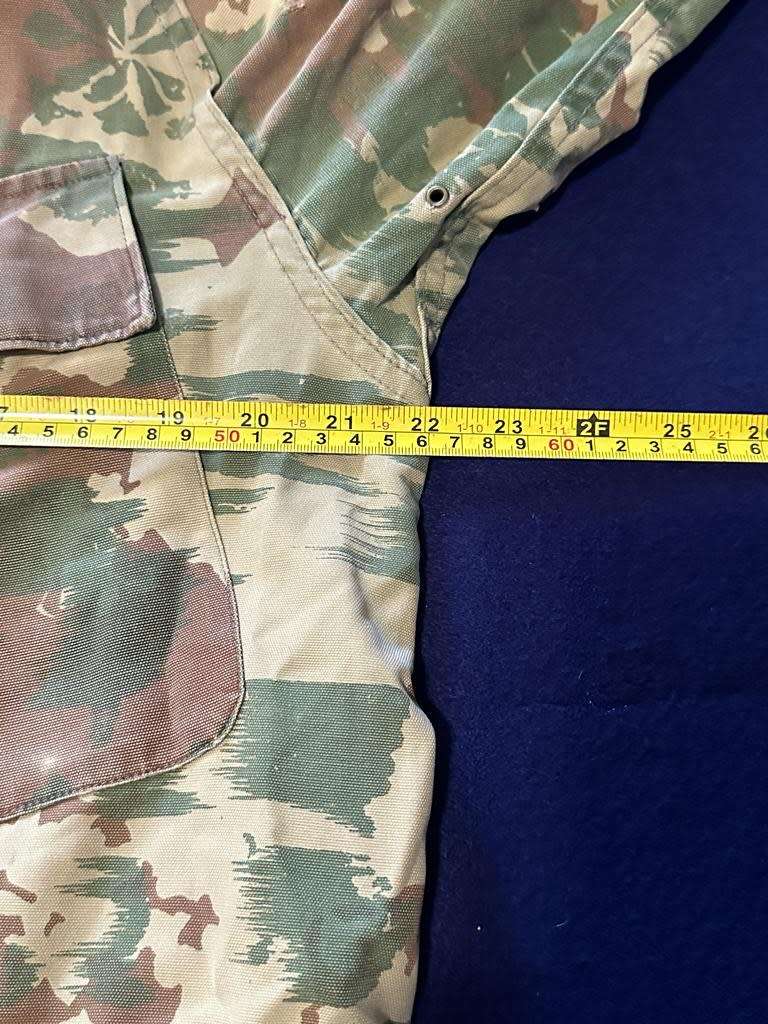 SAP Koevoet 1st Type Camouflage Bushjacket - Year 1971 - Original Used with StarBurst Patterns