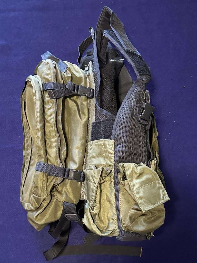 SAP Taskforce Olive Green Combat Vest with 4 Additional Loading Panels - Great Condition