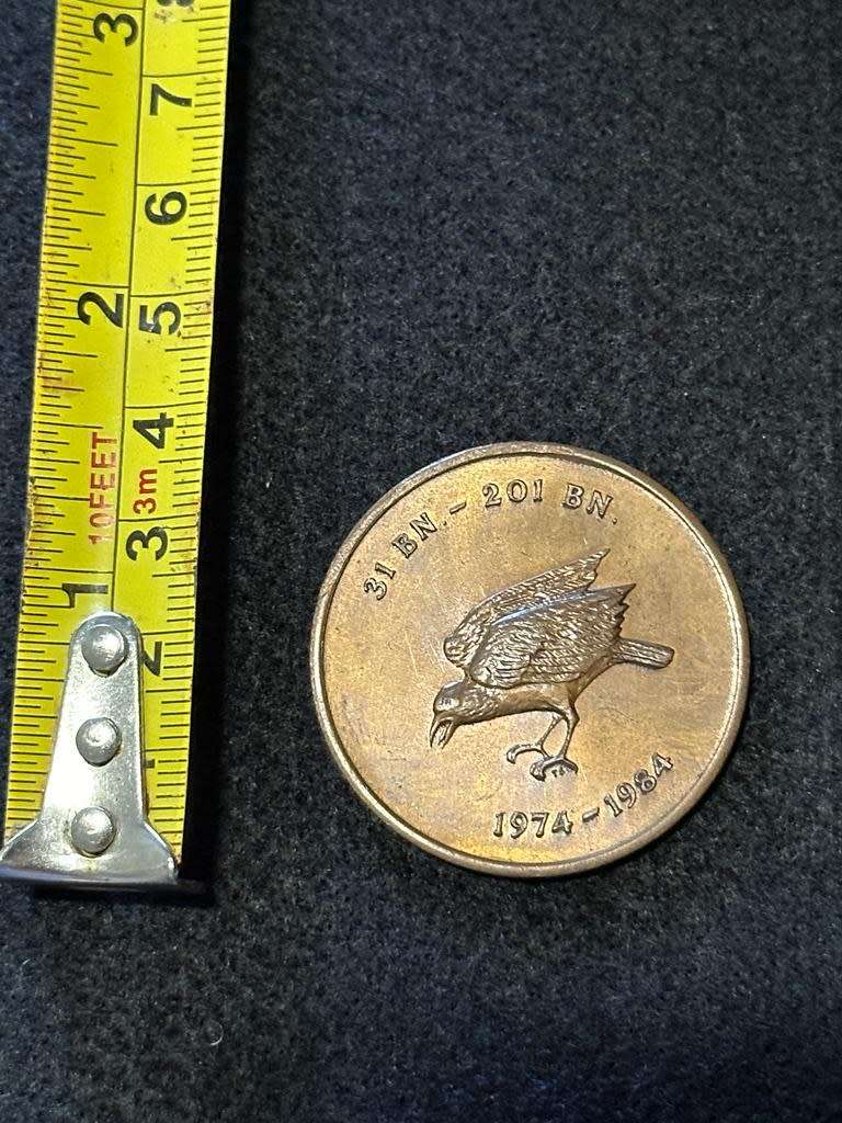 SADF 31Bn / 201Bn Medallion for Period 1974 to 1984